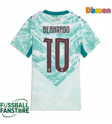 Portugal Bernardo Silva #10 Replik Auswärtstrikot Damen WM 2026 Kurzarm